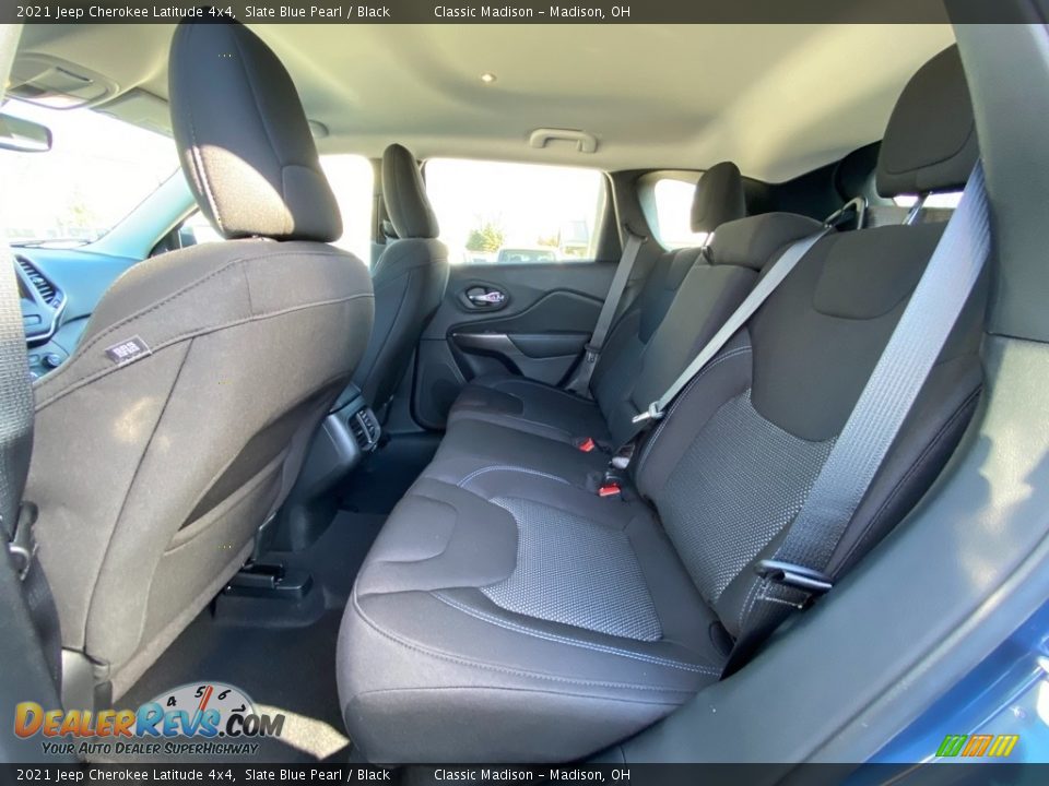 2021 Jeep Cherokee Latitude 4x4 Slate Blue Pearl / Black Photo #3