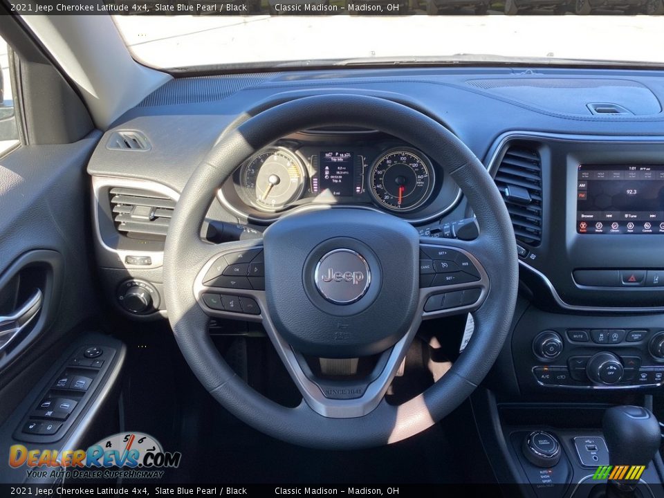 2021 Jeep Cherokee Latitude 4x4 Slate Blue Pearl / Black Photo #5