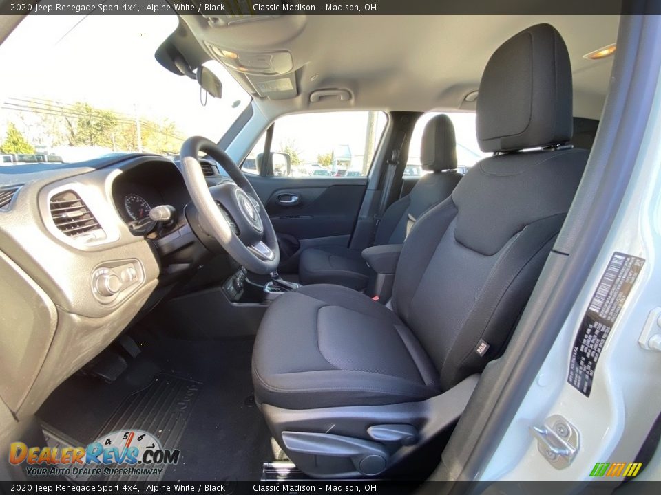 2020 Jeep Renegade Sport 4x4 Alpine White / Black Photo #2