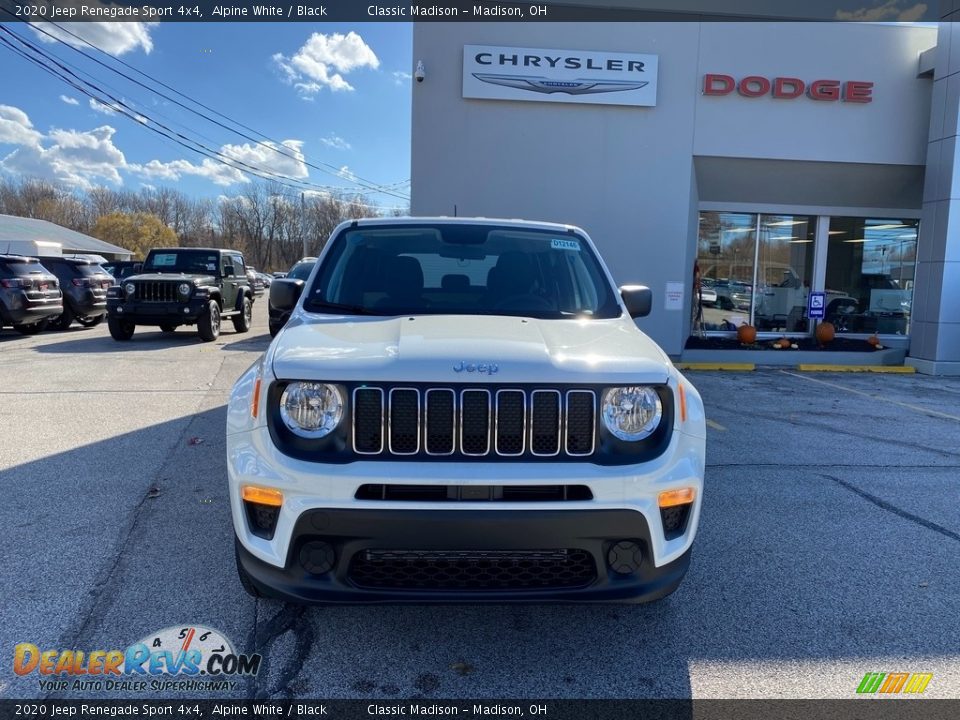 2020 Jeep Renegade Sport 4x4 Alpine White / Black Photo #7