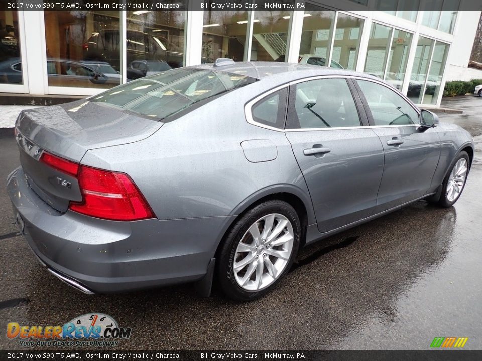 2017 Volvo S90 T6 AWD Osmium Grey Metallic / Charcoal Photo #3