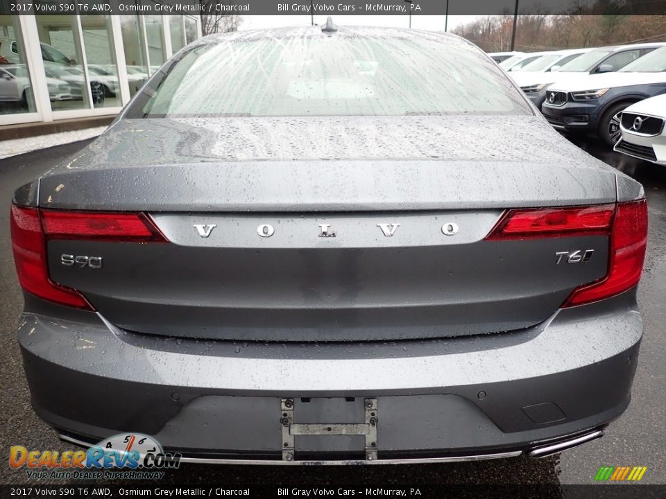 2017 Volvo S90 T6 AWD Osmium Grey Metallic / Charcoal Photo #4