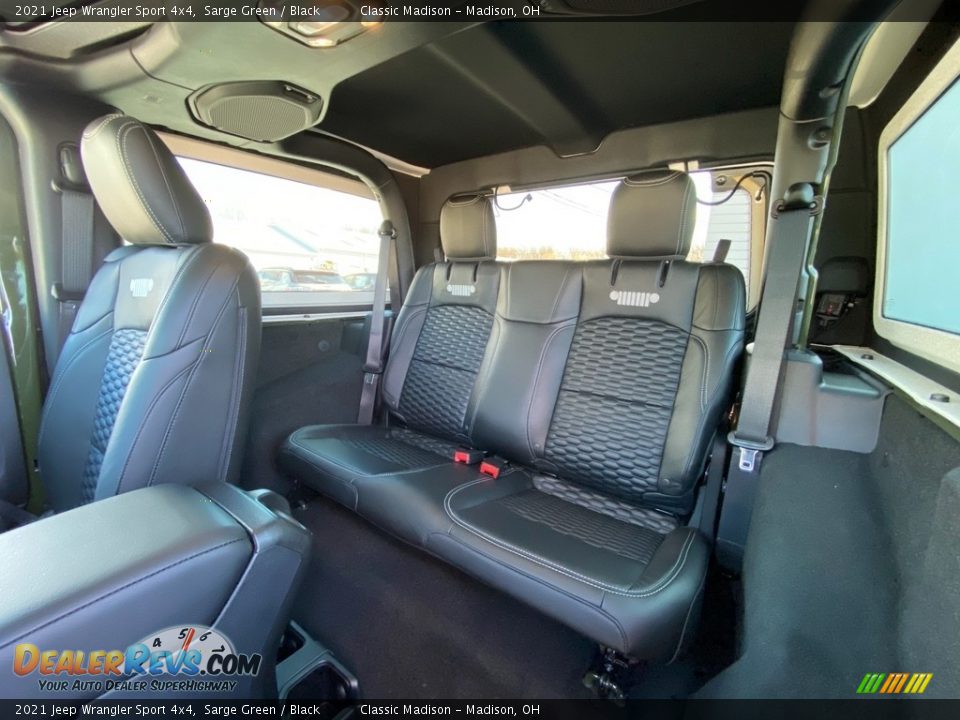 Rear Seat of 2021 Jeep Wrangler Sport 4x4 Photo #3
