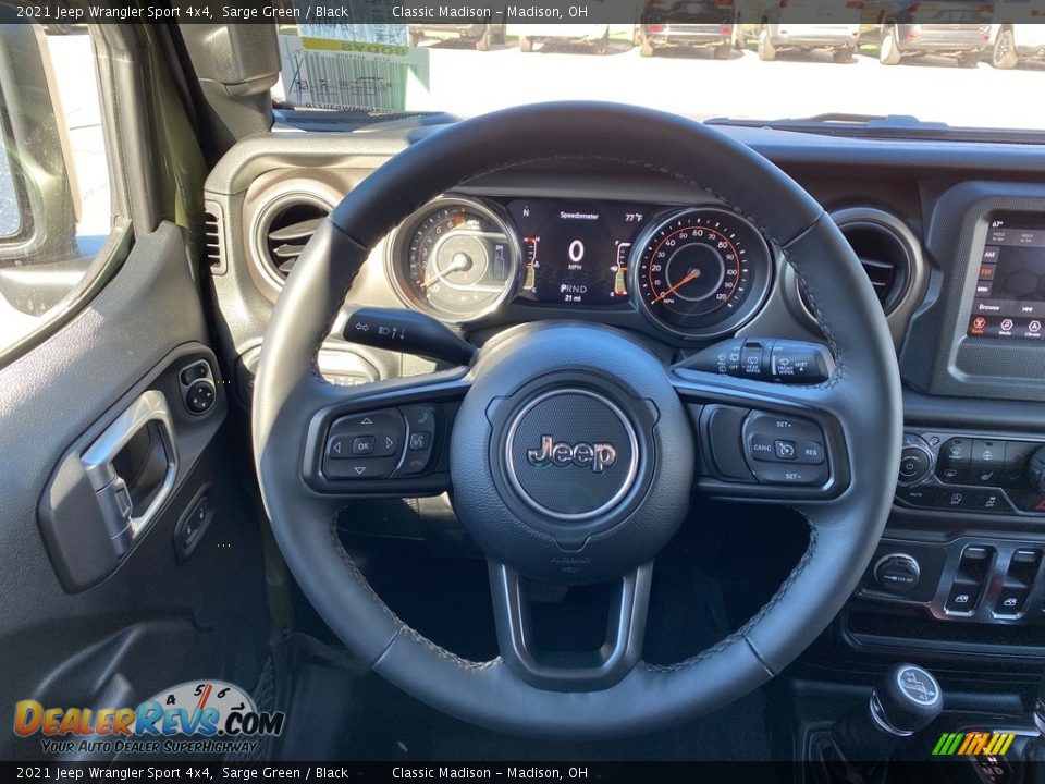 2021 Jeep Wrangler Sport 4x4 Steering Wheel Photo #5