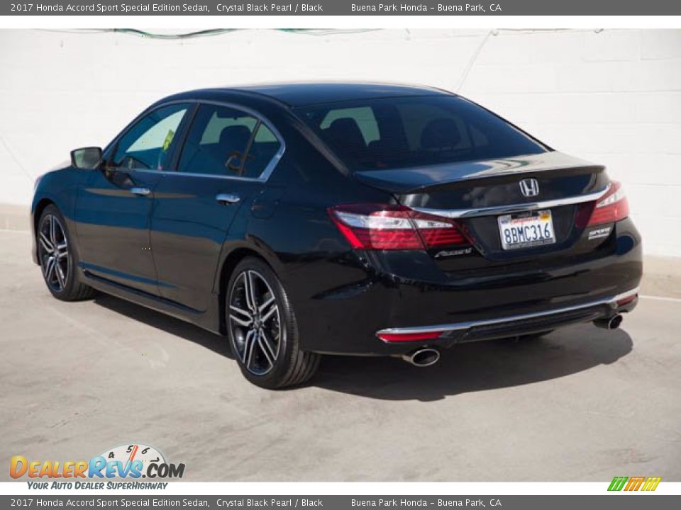 2017 Honda Accord Sport Special Edition Sedan Crystal Black Pearl / Black Photo #2