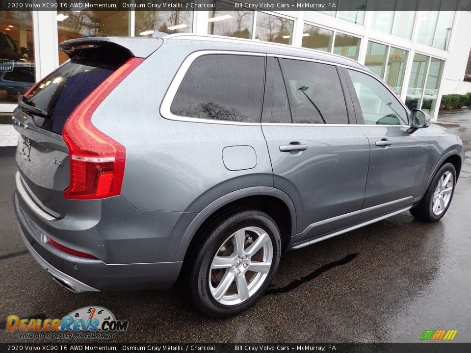 2020 Volvo XC90 T6 AWD Momentum Osmium Gray Metallic / Charcoal Photo #2