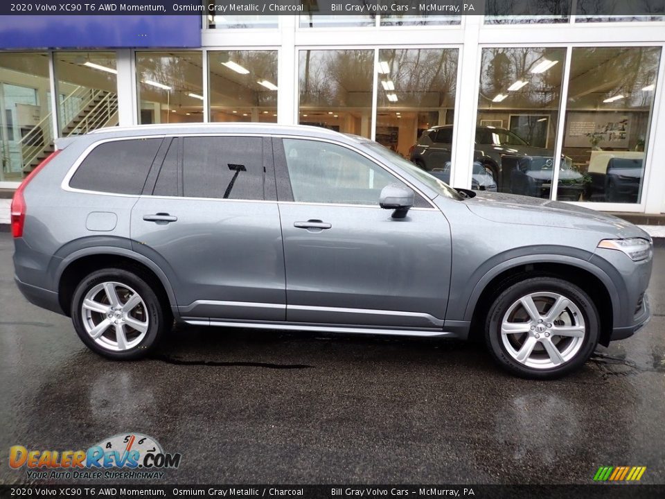 2020 Volvo XC90 T6 AWD Momentum Osmium Gray Metallic / Charcoal Photo #3