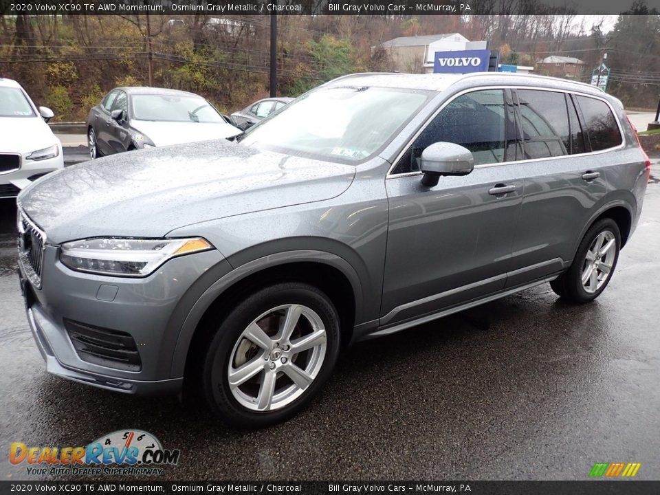 2020 Volvo XC90 T6 AWD Momentum Osmium Gray Metallic / Charcoal Photo #8