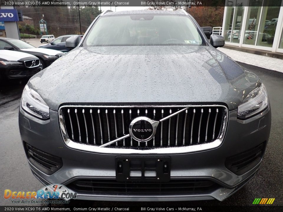 2020 Volvo XC90 T6 AWD Momentum Osmium Gray Metallic / Charcoal Photo #9