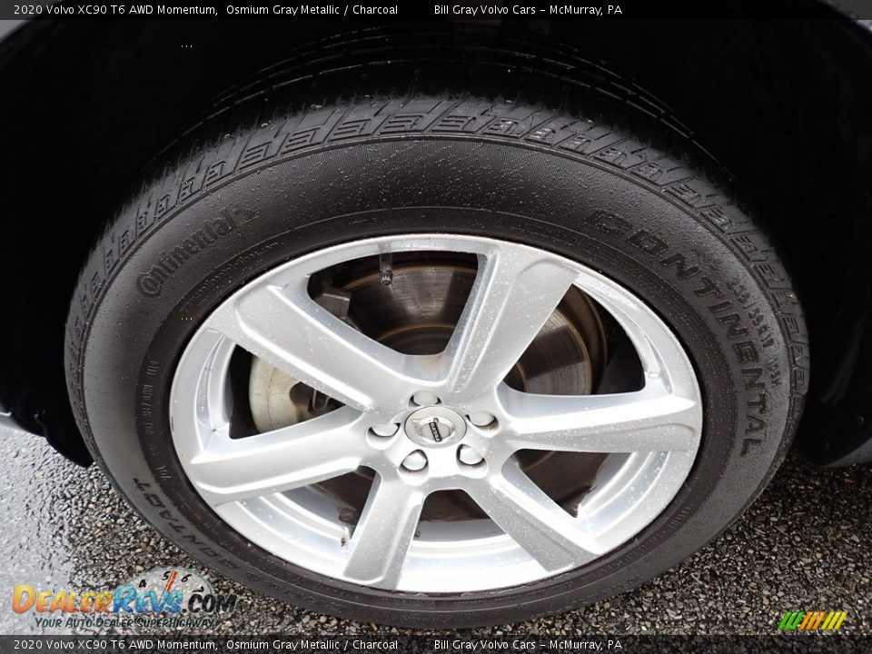 2020 Volvo XC90 T6 AWD Momentum Osmium Gray Metallic / Charcoal Photo #10