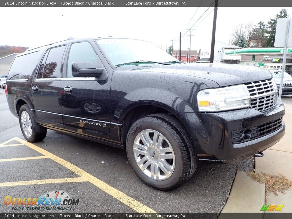 2014 Lincoln Navigator L 4x4 Tuxedo Black / Charcoal Black Photo #4