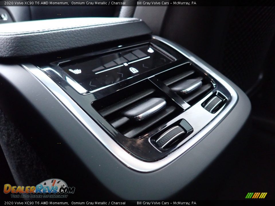 2020 Volvo XC90 T6 AWD Momentum Osmium Gray Metallic / Charcoal Photo #14