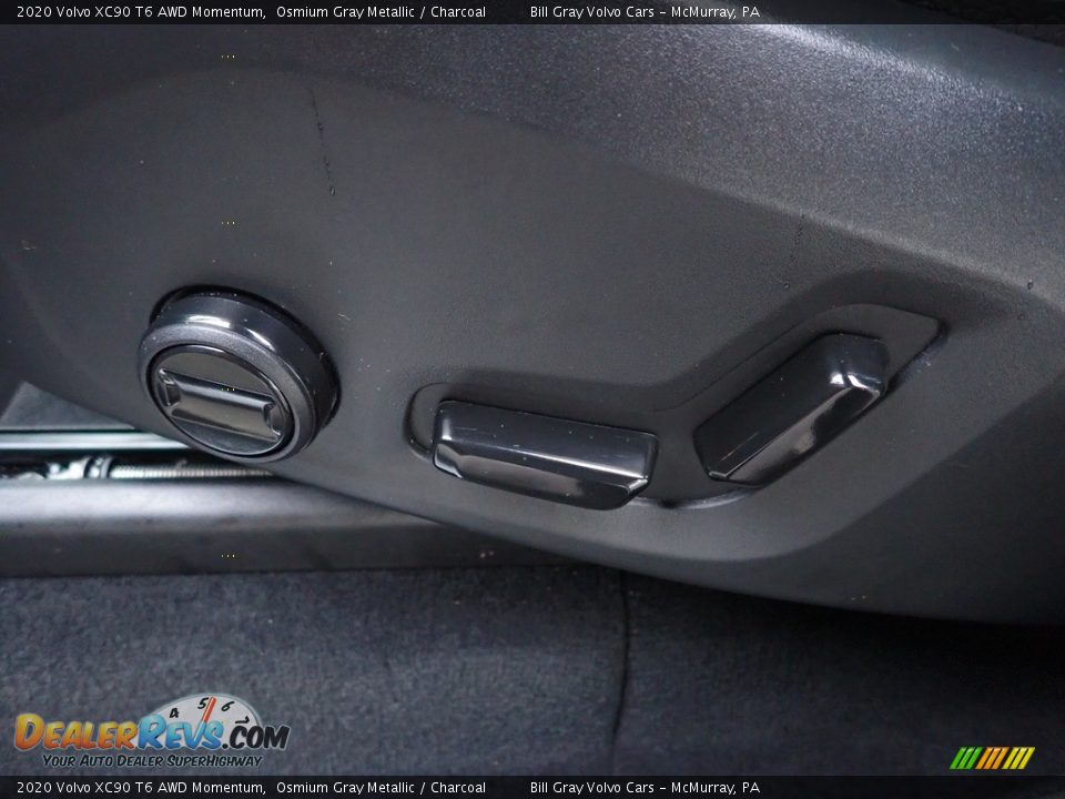 2020 Volvo XC90 T6 AWD Momentum Osmium Gray Metallic / Charcoal Photo #18