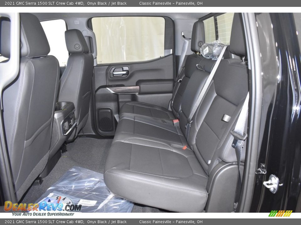 2021 GMC Sierra 1500 SLT Crew Cab 4WD Onyx Black / Jet Black Photo #7
