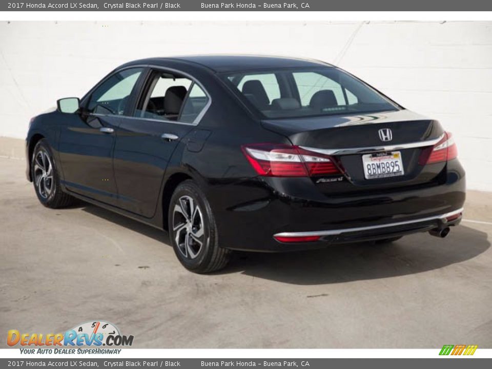 2017 Honda Accord LX Sedan Crystal Black Pearl / Black Photo #2