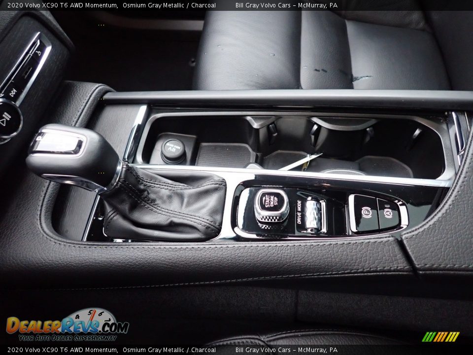 2020 Volvo XC90 T6 AWD Momentum Osmium Gray Metallic / Charcoal Photo #21