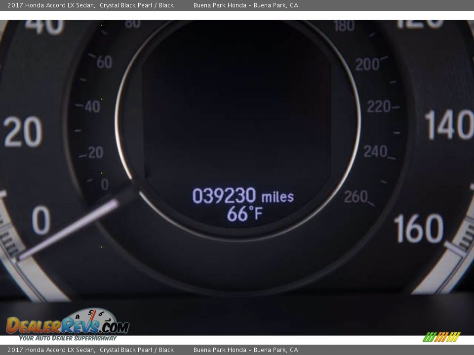 2017 Honda Accord LX Sedan Crystal Black Pearl / Black Photo #6