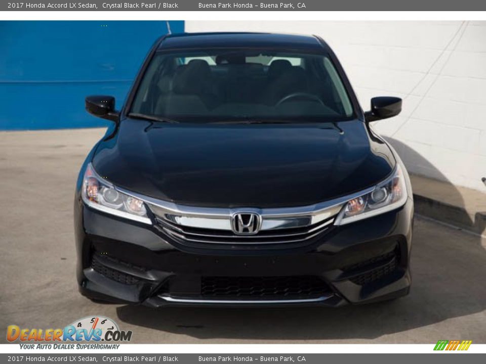 2017 Honda Accord LX Sedan Crystal Black Pearl / Black Photo #7