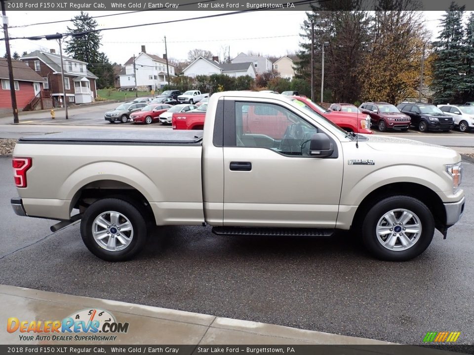 White Gold 2018 Ford F150 XLT Regular Cab Photo #8