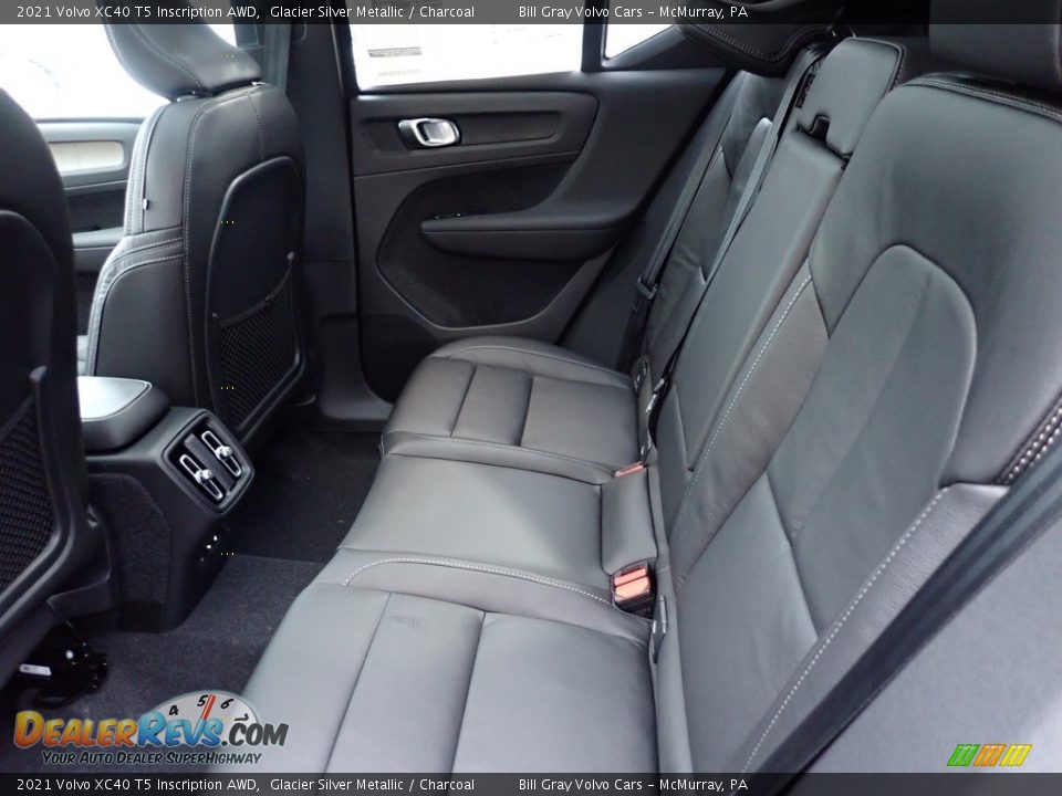 Rear Seat of 2021 Volvo XC40 T5 Inscription AWD Photo #8