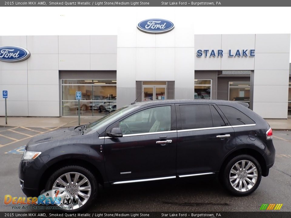 2015 Lincoln MKX AWD Smoked Quartz Metallic / Light Stone/Medium Light Stone Photo #1