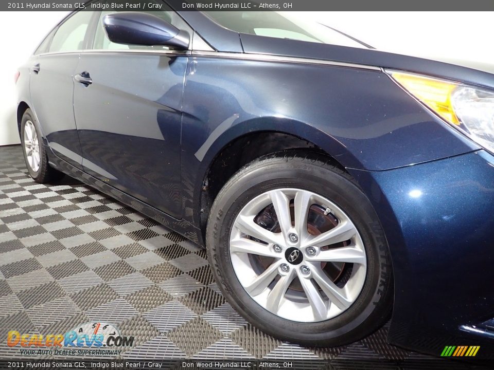 2011 Hyundai Sonata GLS Indigo Blue Pearl / Gray Photo #3