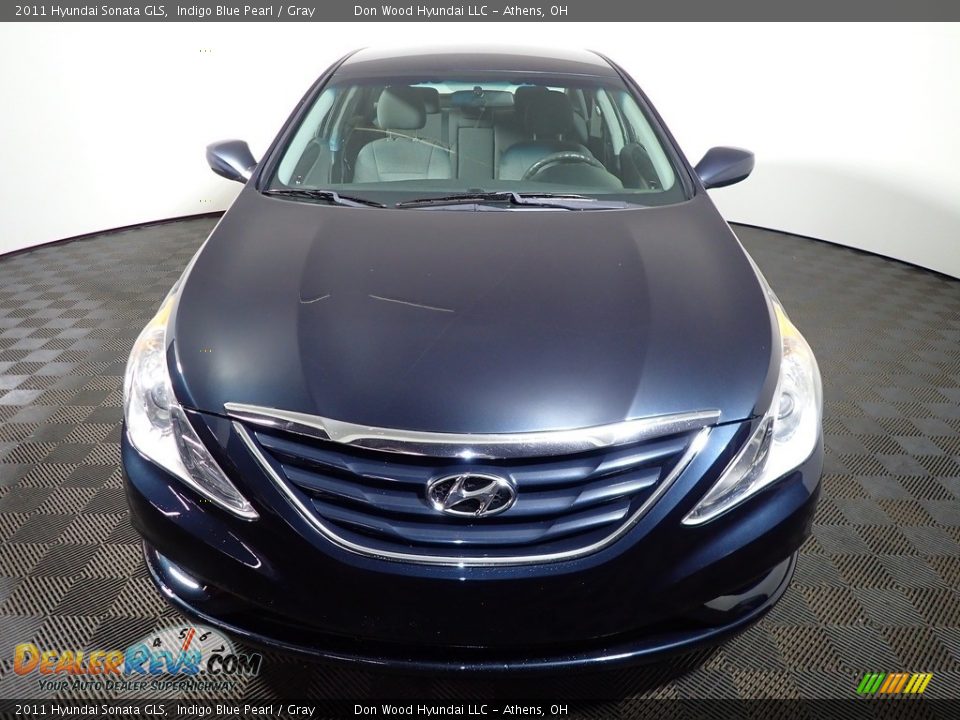 2011 Hyundai Sonata GLS Indigo Blue Pearl / Gray Photo #4