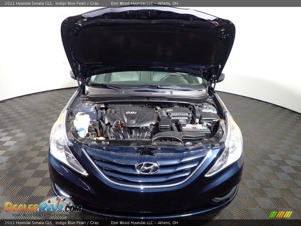 2011 Hyundai Sonata GLS Indigo Blue Pearl / Gray Photo #5