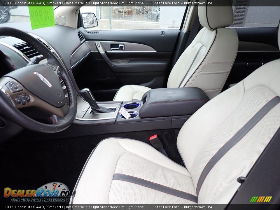 Light Stone/Medium Light Stone Interior - 2015 Lincoln MKX AWD Photo #10