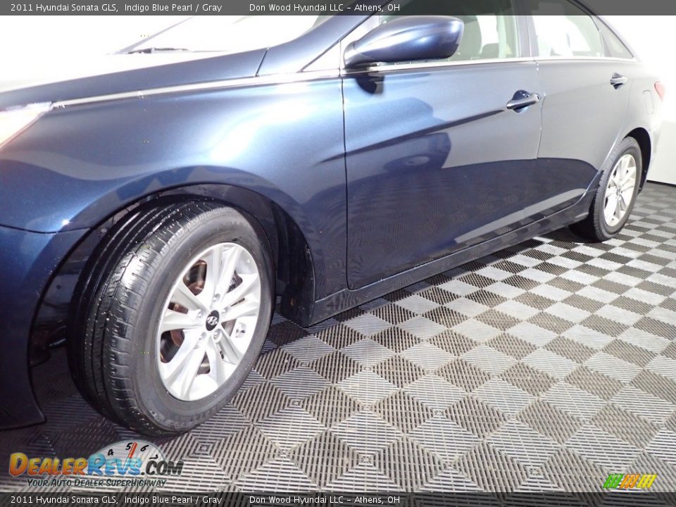 2011 Hyundai Sonata GLS Indigo Blue Pearl / Gray Photo #8