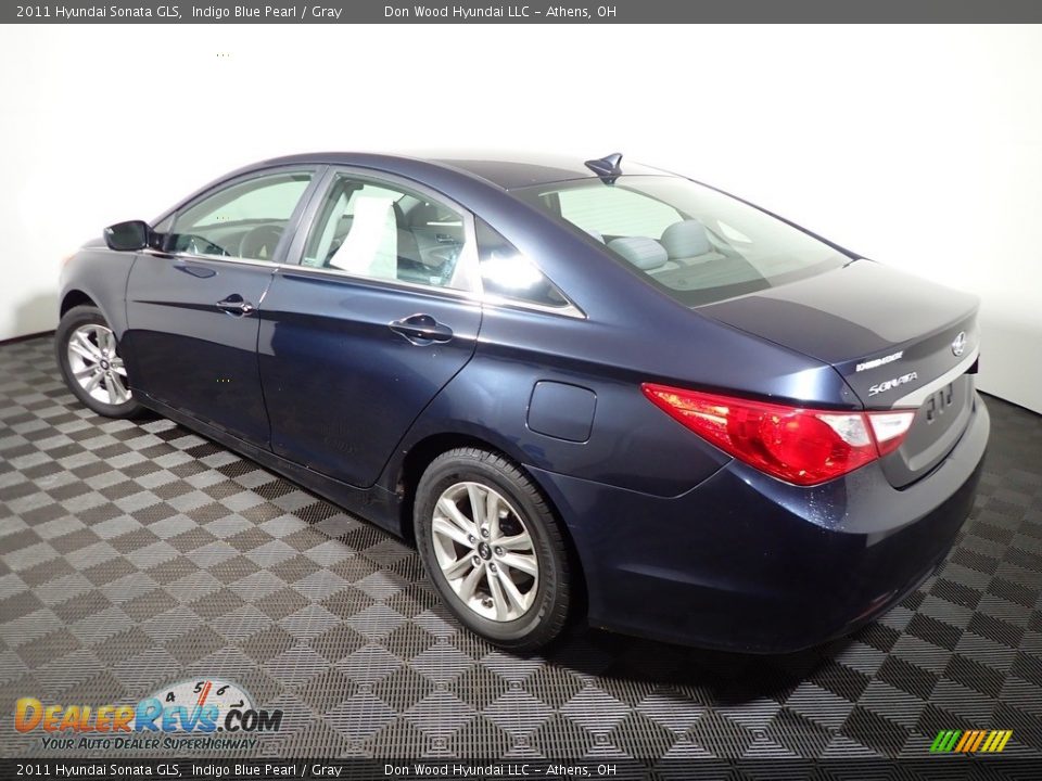 2011 Hyundai Sonata GLS Indigo Blue Pearl / Gray Photo #9