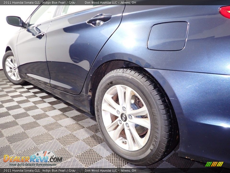 2011 Hyundai Sonata GLS Indigo Blue Pearl / Gray Photo #10