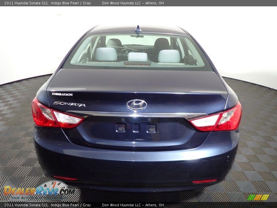 2011 Hyundai Sonata GLS Indigo Blue Pearl / Gray Photo #11