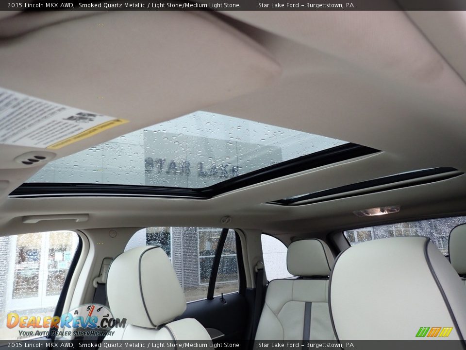 Sunroof of 2015 Lincoln MKX AWD Photo #16