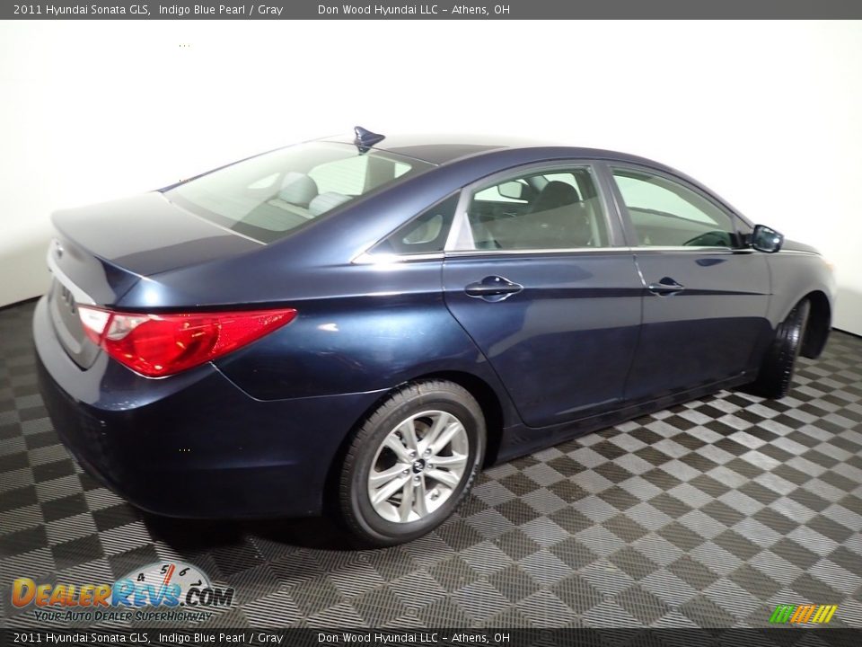 2011 Hyundai Sonata GLS Indigo Blue Pearl / Gray Photo #14