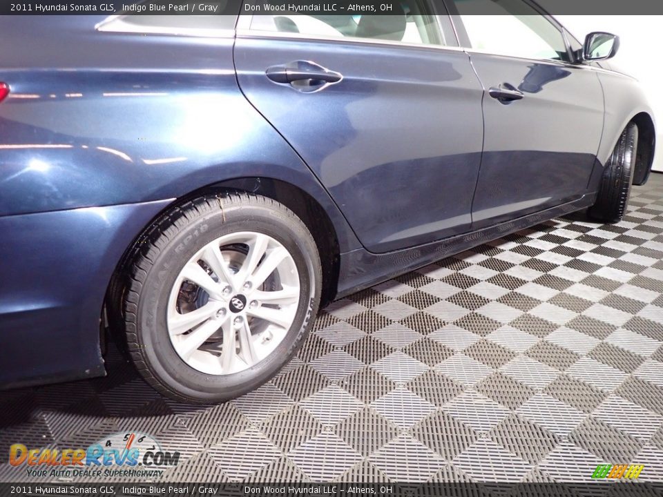 2011 Hyundai Sonata GLS Indigo Blue Pearl / Gray Photo #15