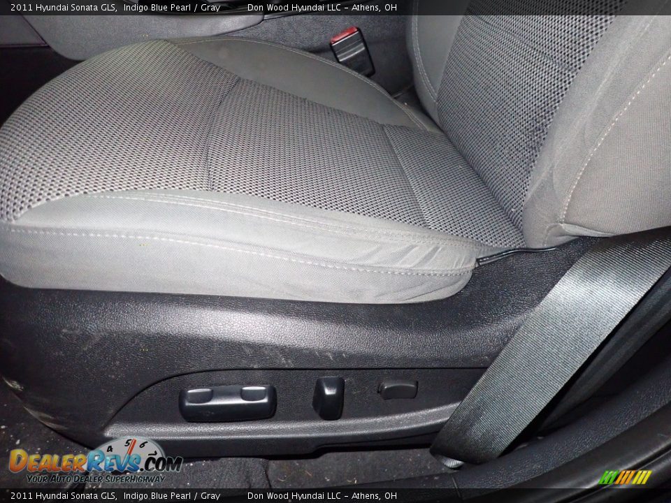 2011 Hyundai Sonata GLS Indigo Blue Pearl / Gray Photo #17