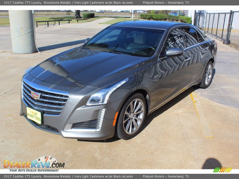 2017 Cadillac CTS Luxury Moonstone Metallic / Very Light Cashmere w/Jet Black Accents Photo #4