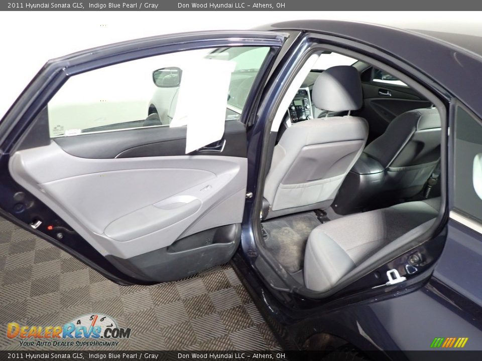 2011 Hyundai Sonata GLS Indigo Blue Pearl / Gray Photo #20