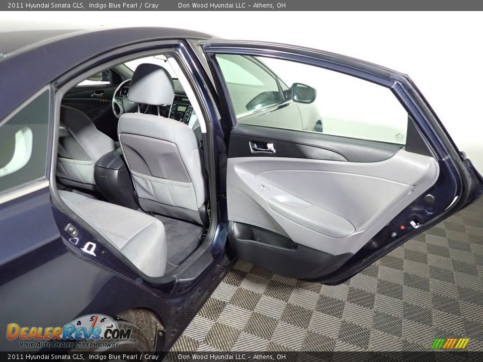 2011 Hyundai Sonata GLS Indigo Blue Pearl / Gray Photo #22