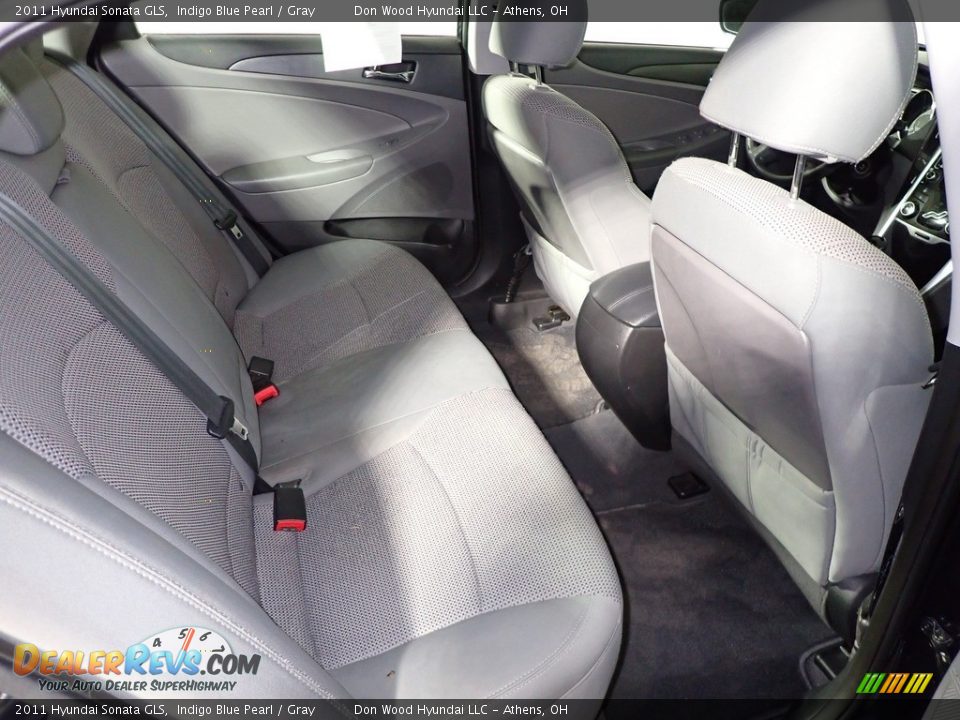 2011 Hyundai Sonata GLS Indigo Blue Pearl / Gray Photo #23