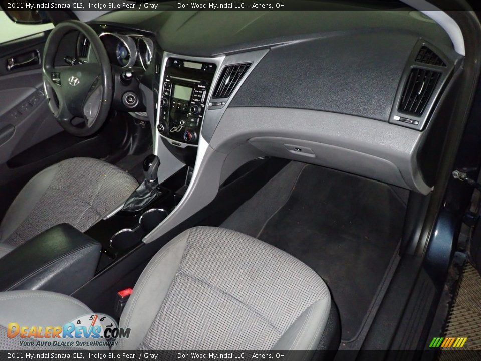 2011 Hyundai Sonata GLS Indigo Blue Pearl / Gray Photo #26