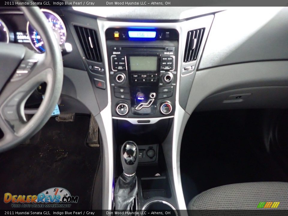 2011 Hyundai Sonata GLS Indigo Blue Pearl / Gray Photo #30
