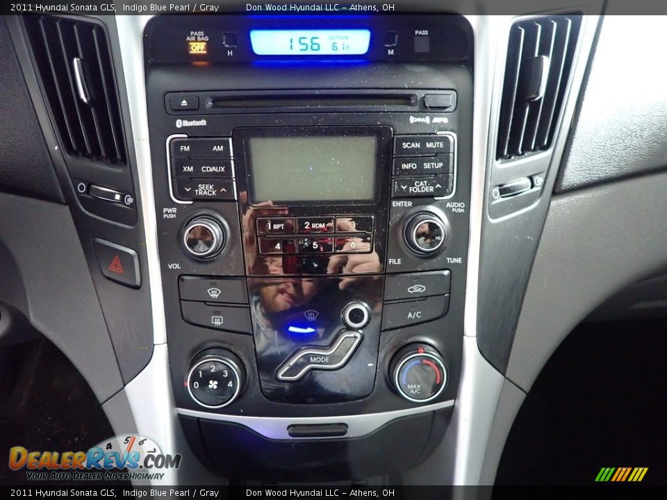 2011 Hyundai Sonata GLS Indigo Blue Pearl / Gray Photo #31