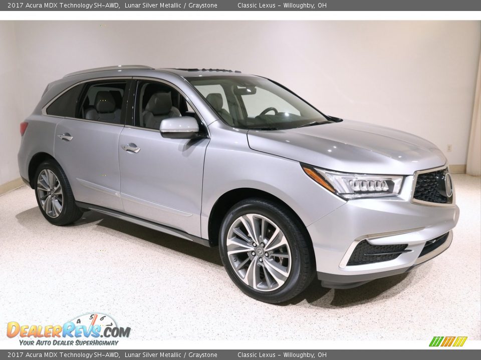 2017 Acura MDX Technology SH-AWD Lunar Silver Metallic / Graystone Photo #1