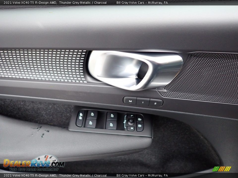2021 Volvo XC40 T5 R-Design AWD Thunder Grey Metallic / Charcoal Photo #10