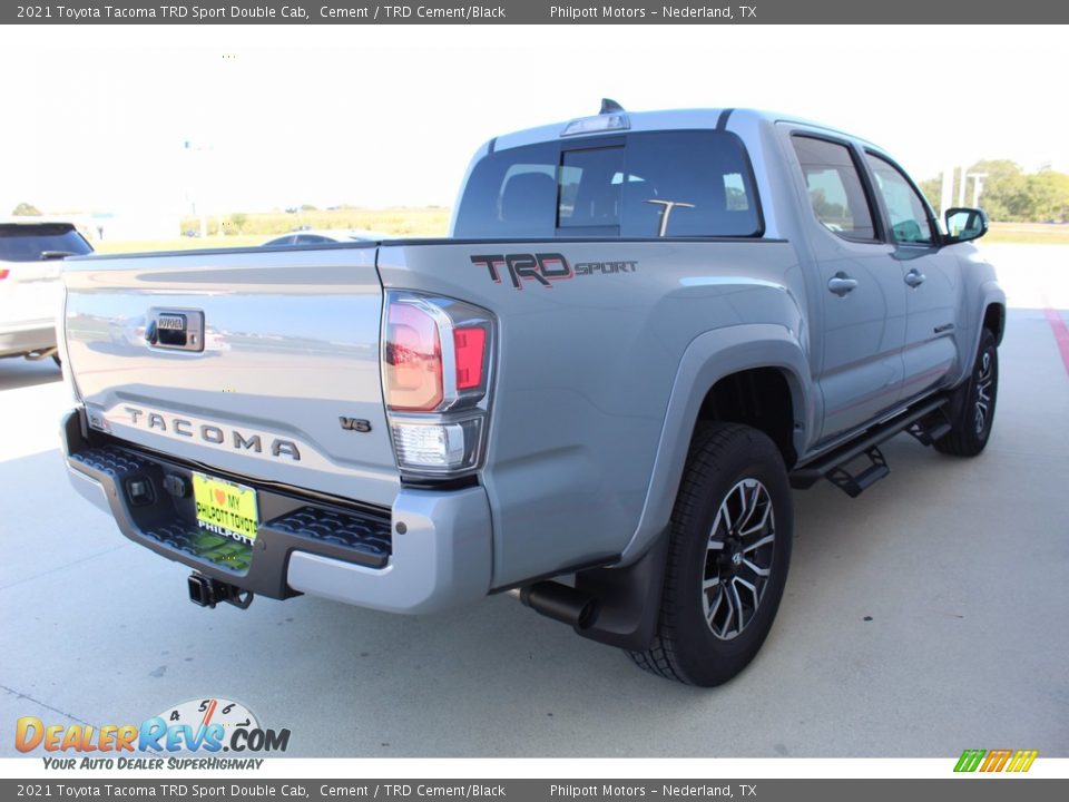 2021 Toyota Tacoma TRD Sport Double Cab Cement / TRD Cement/Black Photo #8
