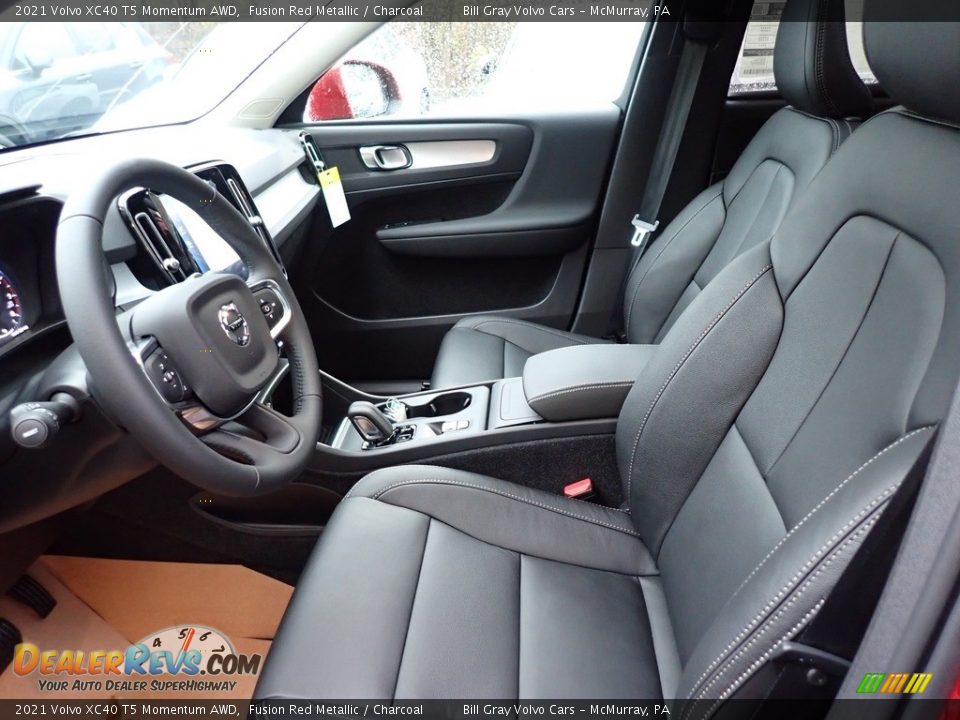 Front Seat of 2021 Volvo XC40 T5 Momentum AWD Photo #7