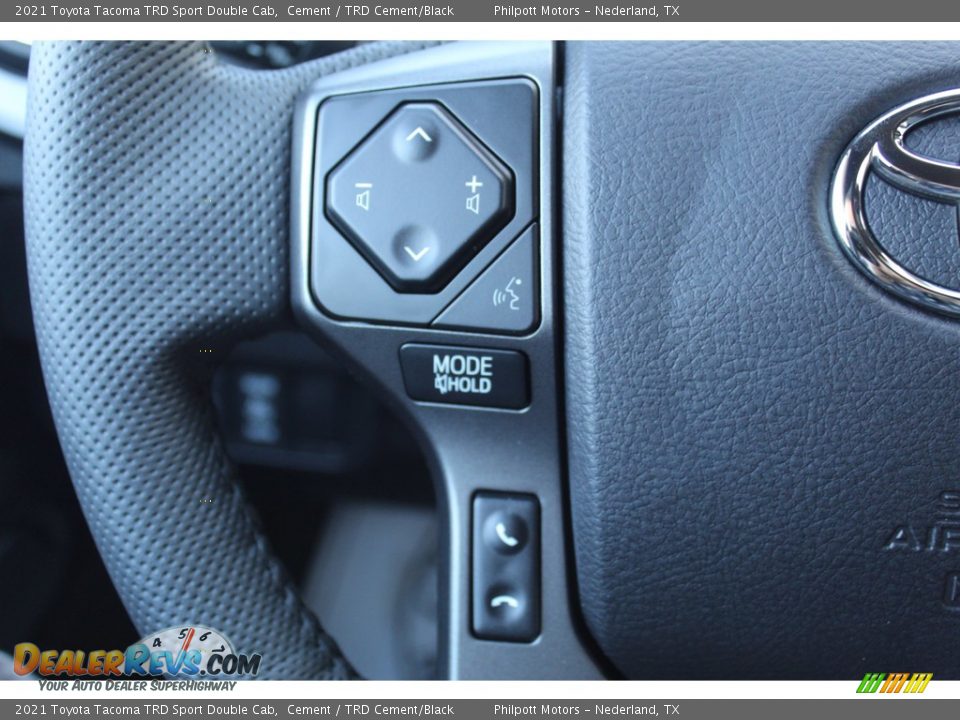 2021 Toyota Tacoma TRD Sport Double Cab Steering Wheel Photo #11