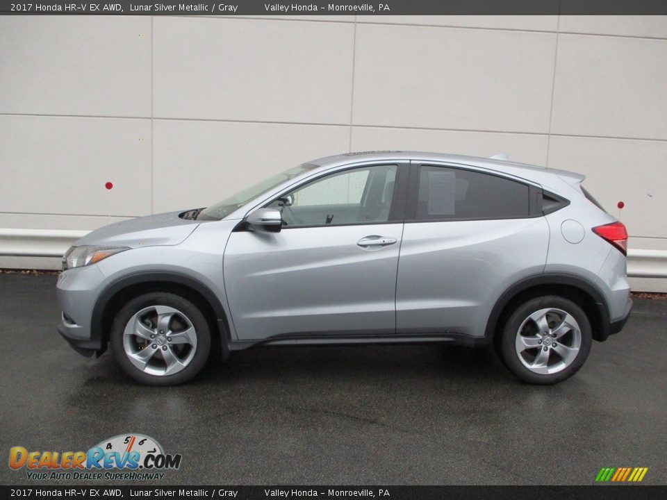 2017 Honda HR-V EX AWD Lunar Silver Metallic / Gray Photo #2